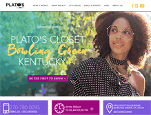 Tablet Screenshot of platosclosetbowlinggreen.com